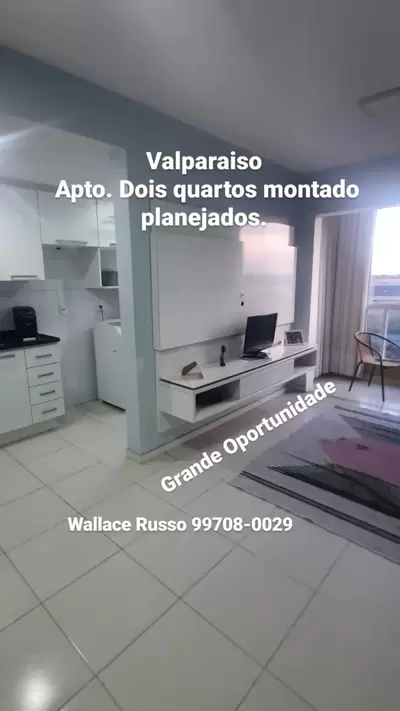 Apartamento em Valparaíso com móveis planejados