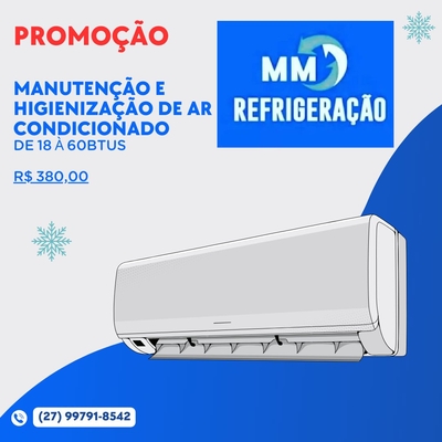 Manutenção e Higienização de Ar Condicionado