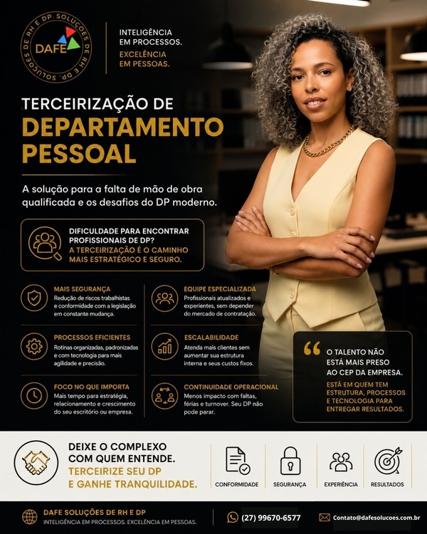 TERCEIRIZAÇÃO DEP. PESSOAL