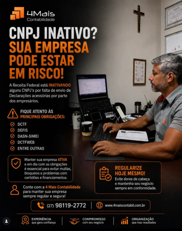 REGULARIZAÇÃO DE EMPRESA INATIVA