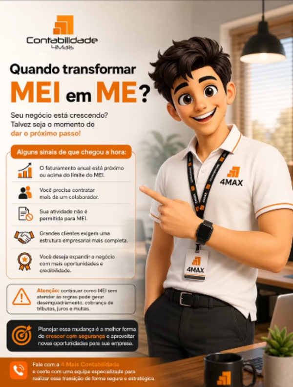 TRASNFORMAÇÃO DE MEI PARA ME