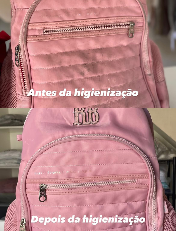Higienização de Mochila
